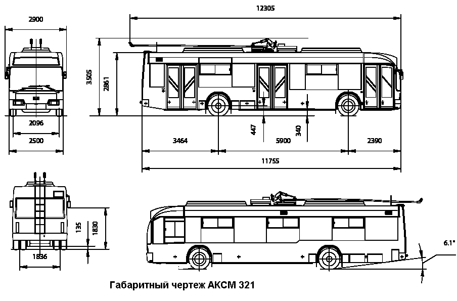 Троллейбус БКМ-321 (АКСМ-321)